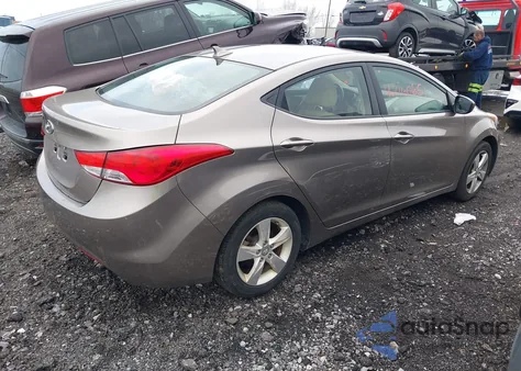 2011 Hyundai Elantra Gls from USA, damaged, VIN 5NPDH4AE4BH005896